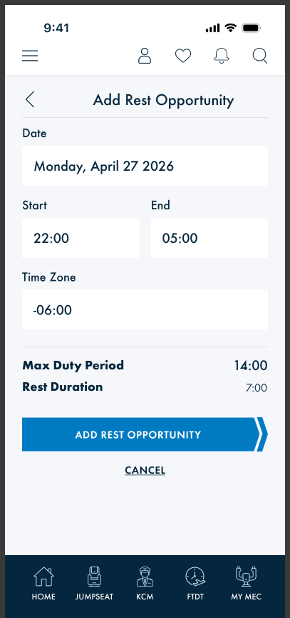 Add Rest