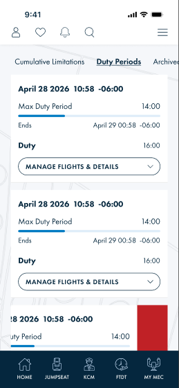 Duty Periods