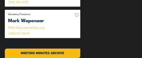 CLE172 Meeting Minutes Archive button