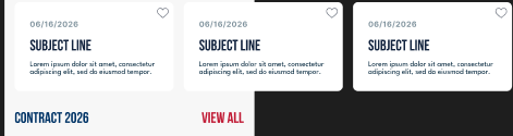 DAL Home Publications feed, placeholder content