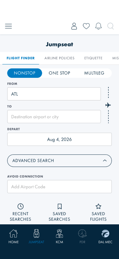 Advanced search expanded