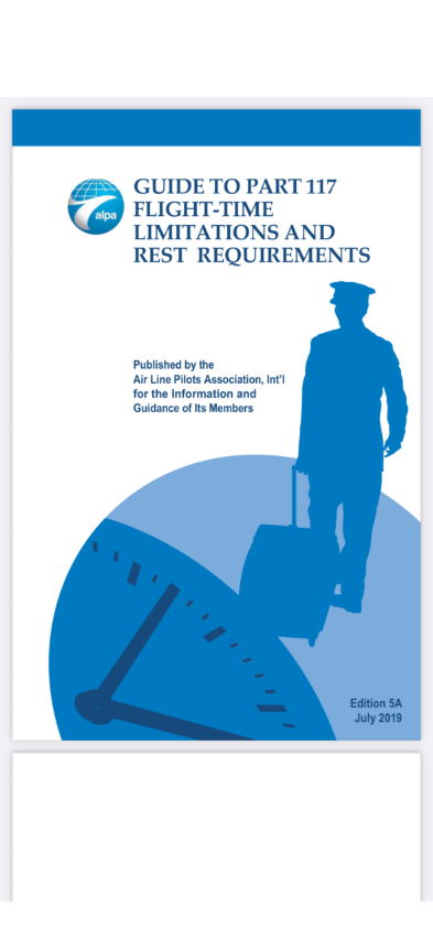 FAR 117 Guide PDF opened in the authenticated web view