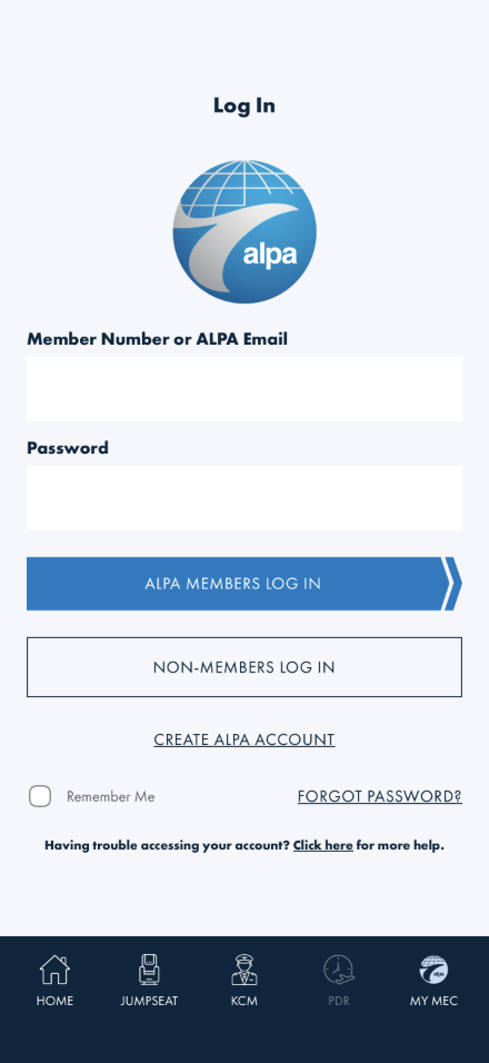 Opening Membership Card while logged out redirects straight to the Log In screen