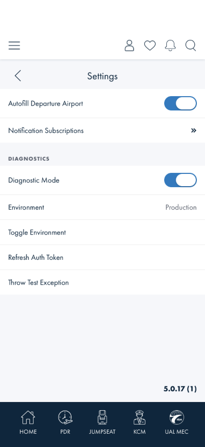 Settings page back to normal immediately after tapping the close button
