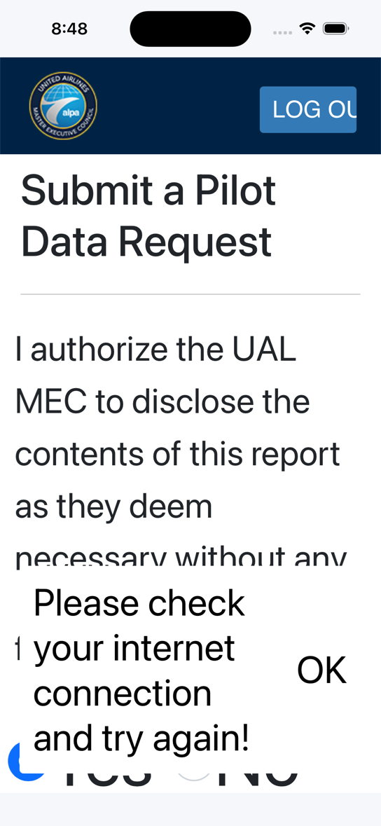PDR page in the in-app browser at the largest text size, text doubled and reflowed
