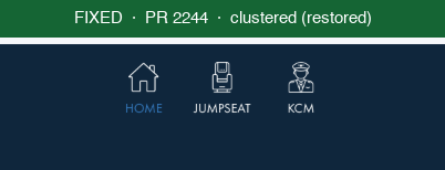 Bottom nav after PR 2244, tabs clustered at center again